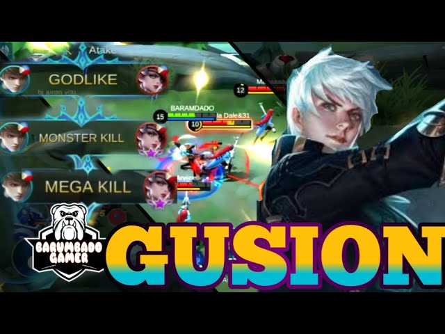 GUSION VS LESLY  IN MERROR MAYHEM new tricks and tips for gusion user BARUMBADO GAMER /MLBB/