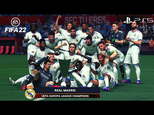 FIFA 22 - Real madrid vs. Man city 3-2 UEL FINAL Full Match. | PS5 Gameplay [ 4K HDR ]