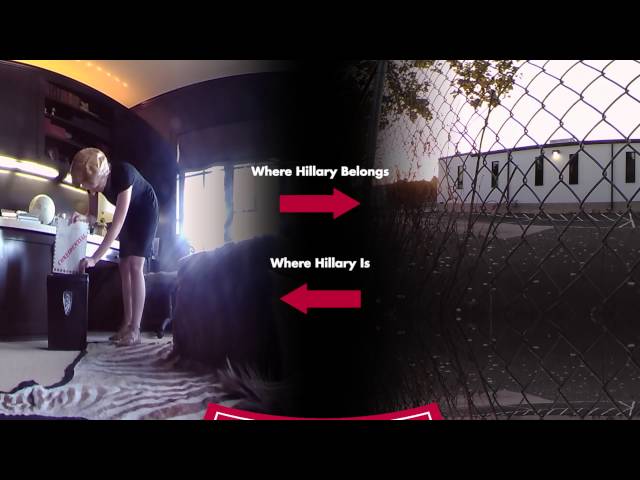 Where Hillary Is VS Where Hillary Should Be | Secure America Now