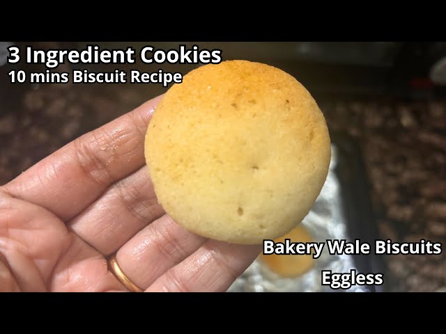 The 10-Minute Bakery Biscuits Recipe | Easy Cookies Recipe | Cookies Recipe | Easy Recipe