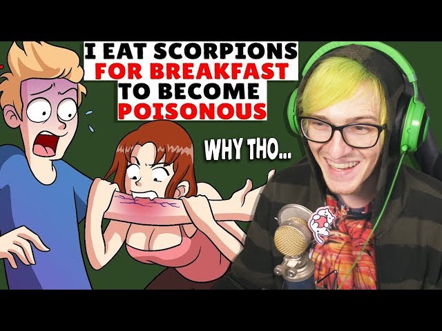 She "Ate Scorpions to become Poisonous" - Reacting to "True Story" Animations