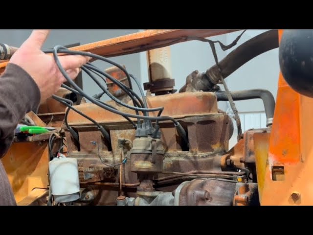 Allis chalmers d17 custom plug wires and carb clean