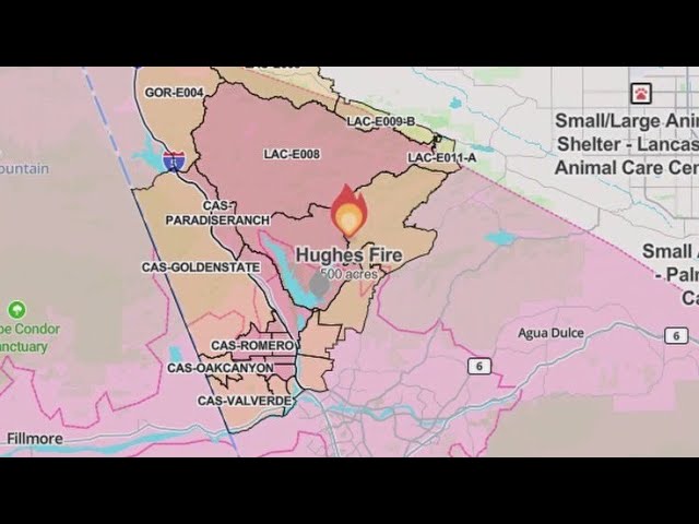 Hughes Fire explodes to over 8,000 acres