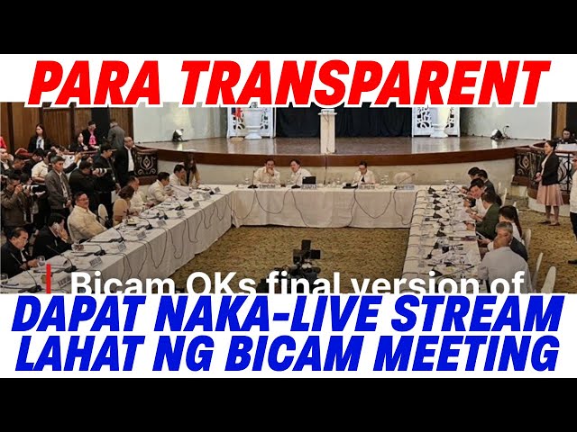 BICAM REPORTS ANG GAGAMITIN SA PAGSIRA KAY PBBM