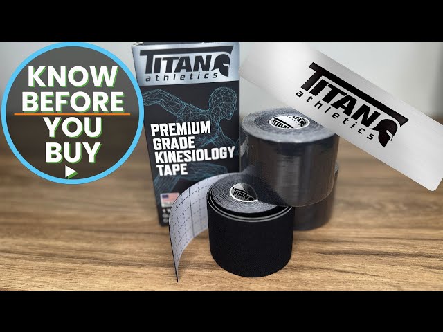 How To Apply Kinesiology Tape from Titan Athletics | Honest Review