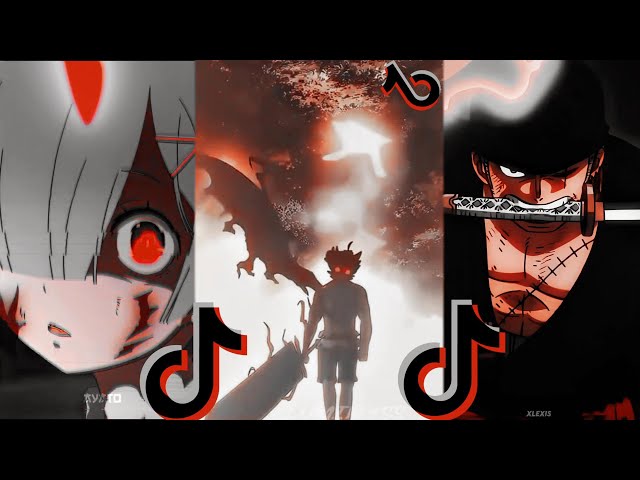 TikTok Anime Edits Compilation 👀 ( PT 48)