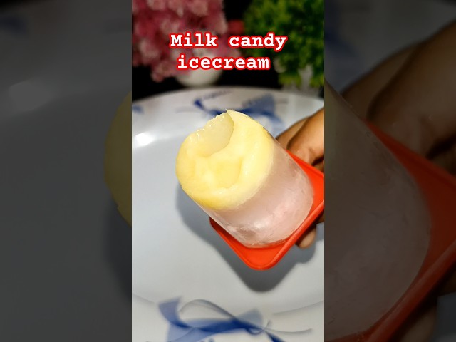 Milk candy icecream 🤤😋#shorts #youtube #icecream #yummy #youtubeshorts #ytshorts #trending #recipe