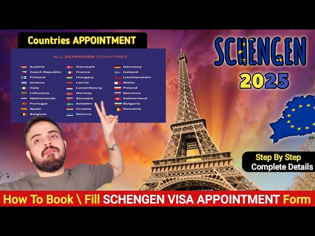 How to Book Schengen visa Appointment 🇪🇺 | VFS GLOBAL