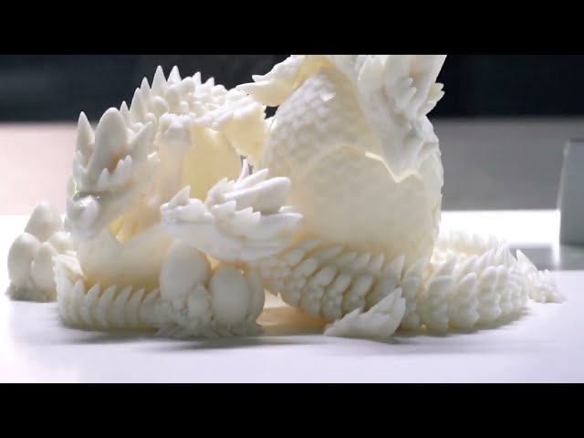 How to print the Rainbow Articulated Dragon?(I) #SLA3DPRINTER #3DPRINTER #3DPRINTING #SLA300 #SLA400