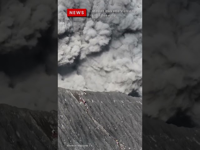 📍 Mount Dukono Volcano in Indonesia Erupted  30.01.2025 Maluku Islands