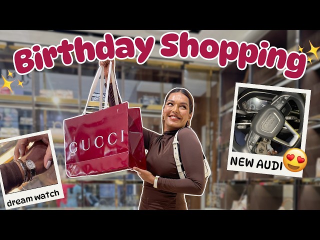 Come ✨ Birthday Shopping ✨ with ME! Gucci, Audi, Bvlgari 😍 Birthday Surprise planning?