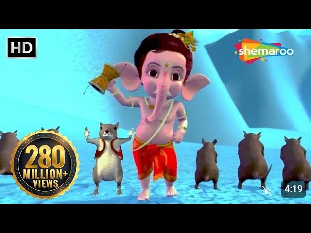 Popular Songs For Kids|||Naache Dhin Dhin FullSong in Hindi - Bal Ganesh|||Shemaroo KidsHindi