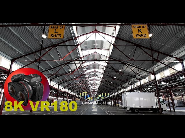 8K VR180 QUEEN VISTORIA MARKETS CLOSED...and I thought they were open daily 3D (Travel/ASMR/Music)