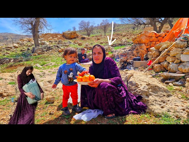 "Rukiye's return from the city to the mountains, trying to feed Asma"