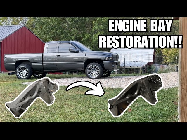 Restoring my 2nd gen Cummins Engine Bay!!