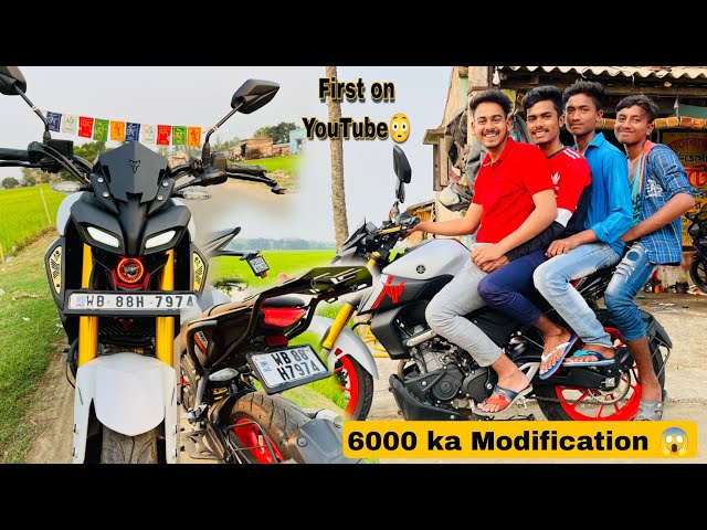 MT15 V2 Modification || Seat Modification😱 || Best Review on YouTube🤦‍♂️😂