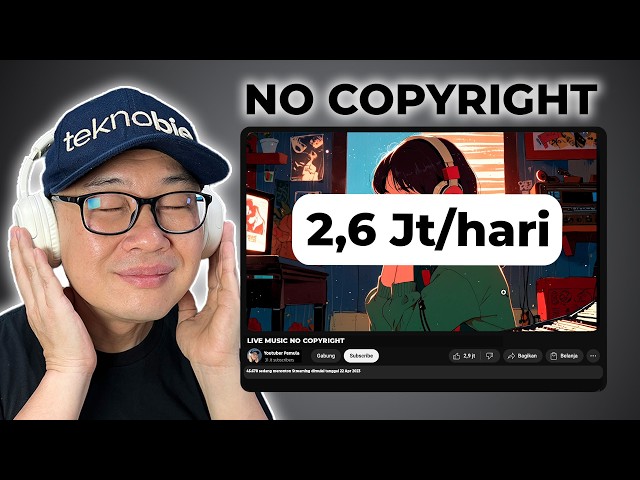 2,6Jt Per Hari 🤑Youtube LIVE Music Lofi 100% FREE COPYRIGHTS