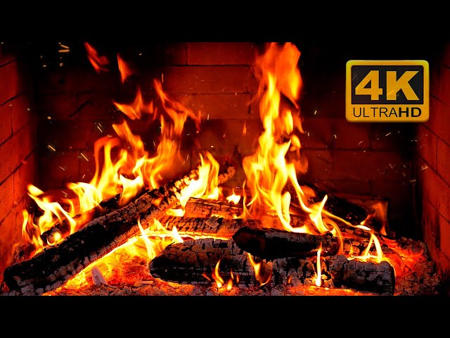 🔥 Fireplace 4K. Cozy Winter