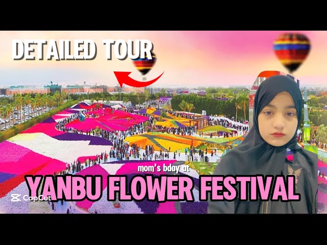 YANBU FLOWER FESTIVAL 2025 DETAILED TOUR ❤️ CINEMA & SCOOTERS? 🤔 || Vlog #70 || Eraj’s Lifestyle