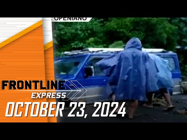 FRONTLINE EXPRESS LIVESTREAM | October 23, 2024 | 3:15PM