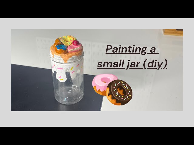 Painting and #diy on jar 😱😍