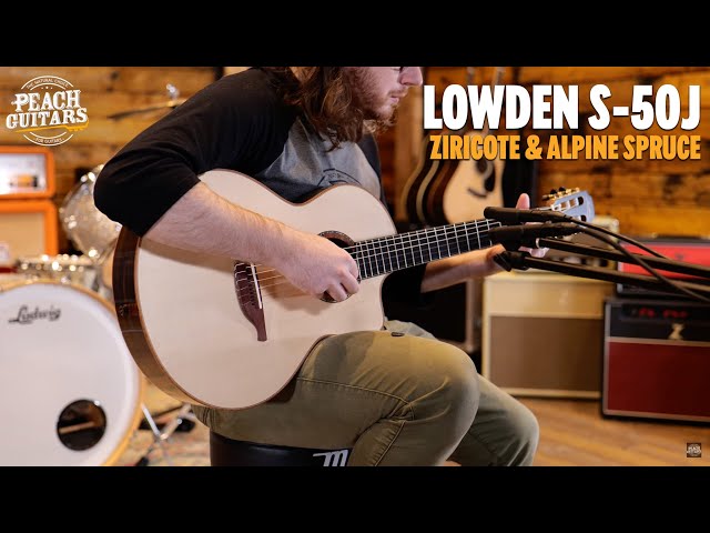 No Talking...Just Tones | Lowden S-50J Ziricote & Alpine Spruce w/Cutaway