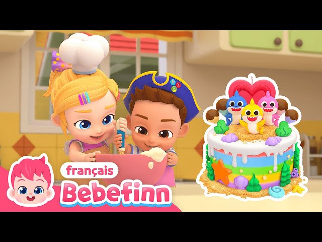 🍰La Pâte à Cake | Chanter avec Bebefinn | Bebefinn en français👶Chansons pour Enfants