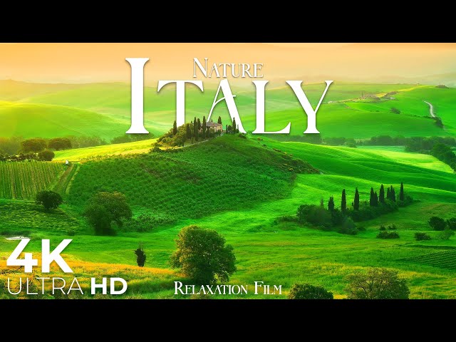 Italy 4K• Scenic Relaxation Film • Beautiful Relaxing Music and Meditation • Video Ultra HD