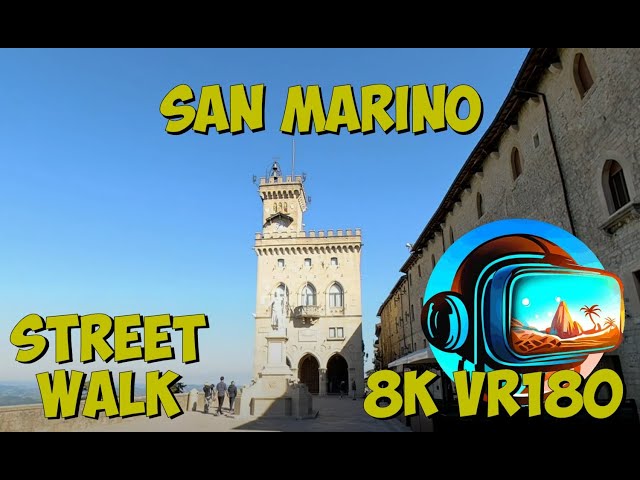 14 San Marino Walking through the Renaissance streets of this magical place 8K 4K VR180 3D Travel