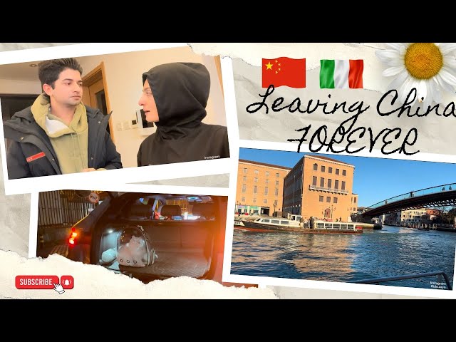 LEAVING CHINA FOREVER | We Moved to Italy 🇮🇹😍 | Italy Ep.1