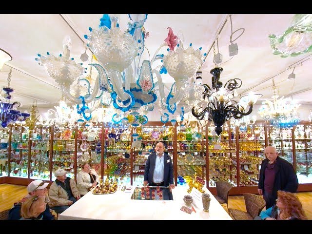 Venice, Italy. Murano Glass Factory showroom