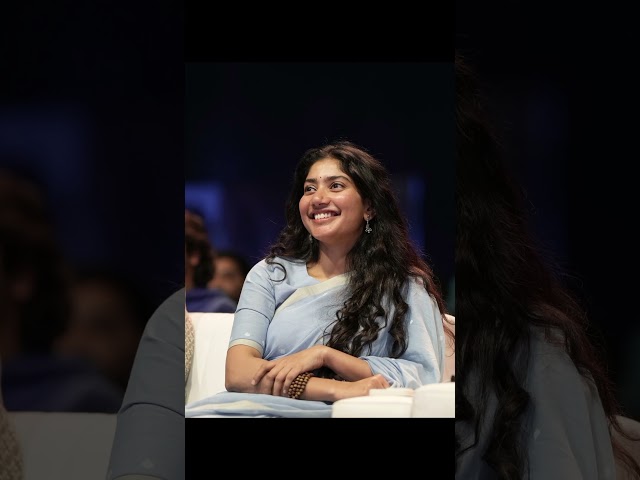 Actress Sai Pallavi reacts to director Sandeep Reddy Vanga speech