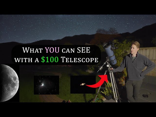 What YOU can SEE with a $100 Telescope?!🔭🌟🌌