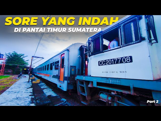 FULL TRIP KERETA API PUTRI DELI KAJJNYA DIVRE 1 SUMUT RELASI KOTA MEDAN - KOTA TANJUNG BALAI PART 2