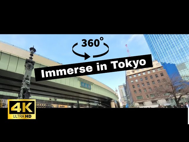 【4K・360°VR】Walk along the Boulevard of Brilliant Tokyo Dreams at Nihonbashi #travel #vr  #japan