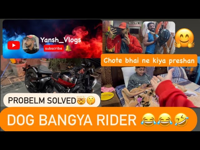 Chote bhai ne kiya prank || DogRider || Jawa 42 Bobber bulk only one in India #shorts #viralvideo