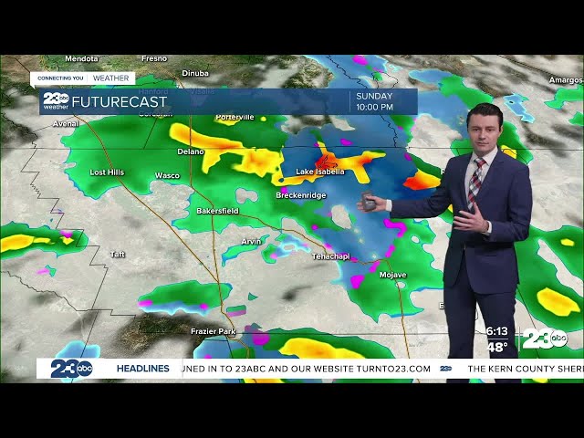 23ABC Evening weather update January 26, 2025