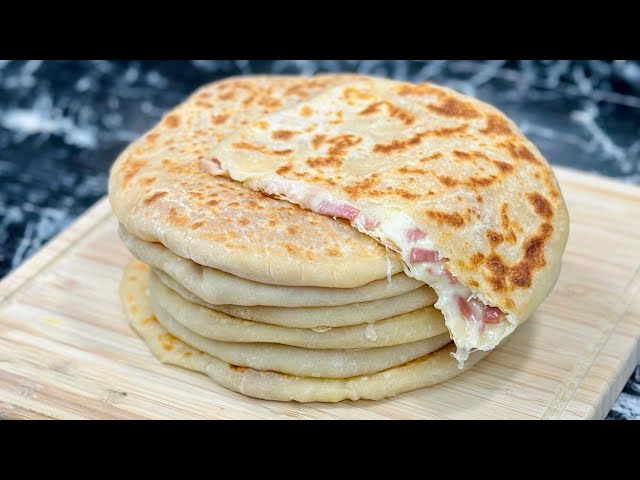 Petits pains farcis à la poêle 😍 Sans four et économique seulement 50 centimes 💶