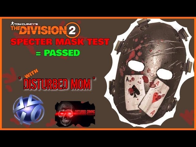 UPDATE ***SPECTER MASK TEST**#Division2 #TheDivision2 #Guide #Solo