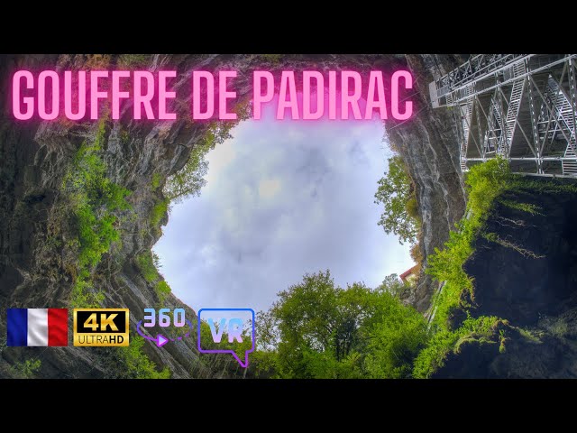 Walk through Gouffre de Padirac in France in 4K 360 VR