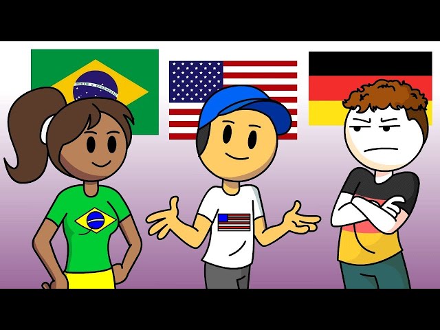 Português VS Inglês VS Alemão !!! - Animação