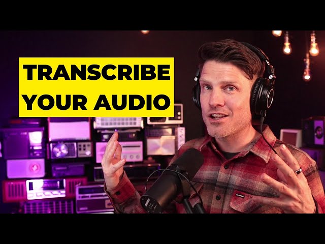 Transcribe any audio to text (if you have a Transistor account)