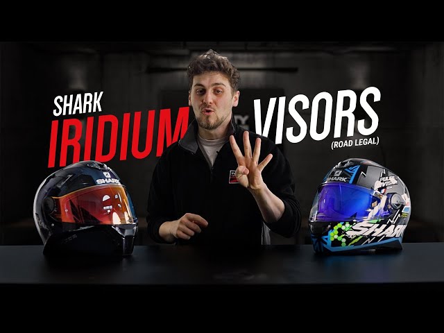 Shark Iridium Visors - Skwal 2, Spartan, Spartan GT & Carbon