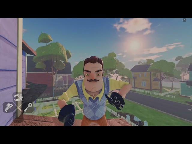 Hello neighbor roblox with a Noob