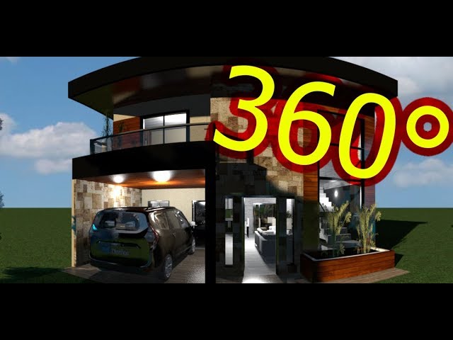 Casa 8 x 12 m / Enlace link 360° / House 8 x 12 m