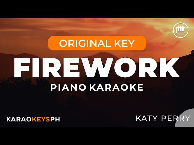 Firework - Katy Perry (Piano Karaoke)