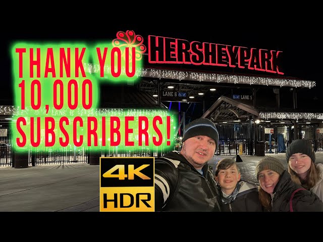 Goodbye 2024 at Hersheypark, Testing Osmo Pocket 3 & 10,000 Thanks!