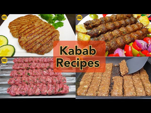 Try These Easiest Kabab Recipes | 4 Kabab Recipes, Beef Kabab, Chicken Kabab, Turkish Style Kebab