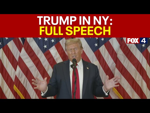 Trump addresses reporters in NY: FULL SPEECH