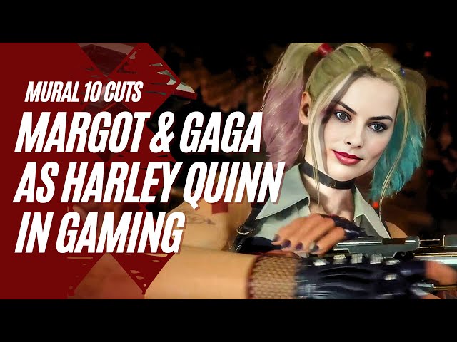 Margot Robbie & Lady Gaga as Harley Quinn in Gaming. Mortal Kombat & Injustice 2!